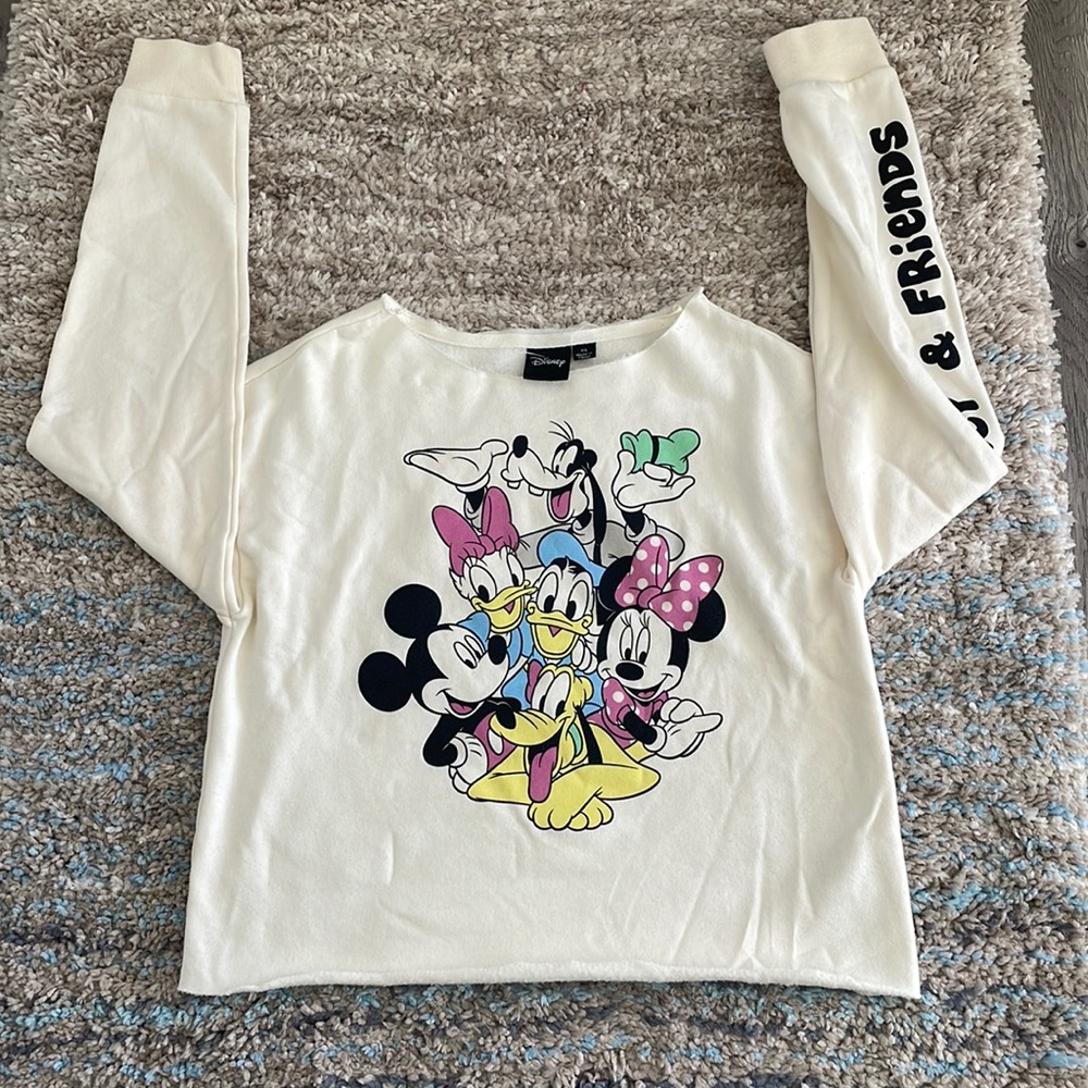 Disney Mickey and friends long sleeve top size xs